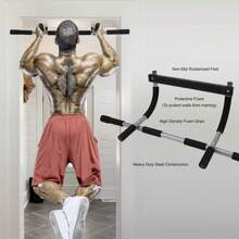 ACTIVE FOREVER -Pull Up Bars, Wall Mounted Pull Up Bar, Chin Up Bar, Multi Gyms For Home, Strength Training Equipment - Black - View 9