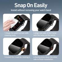 Apple Watch Case, Privacy Apple Watch Case Compatible With Apple Watch Series 10/9/8/7/6/5/4/Series SE2/SE , Privacy Tempered Glass Screen Protector,[Anti-Peeping] Full Coverage PC Hard Cover Bumper Compatible With Apple Watch Series (Black 40mm/41mm/42mm/44mm/45mm/46mm)