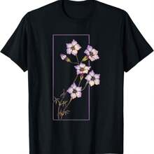 Floral Flower Bird's Eyes Gilia Tricolor Wildflower T-Shirt