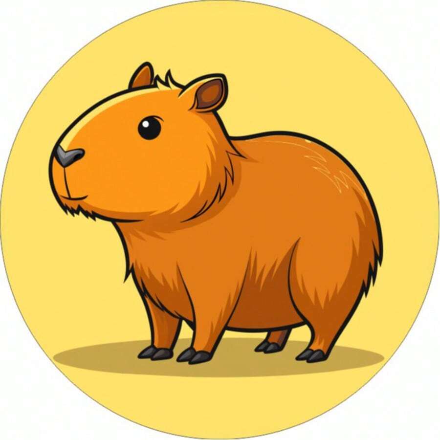Round Party Panel With Elastic 1.50m Capivara - CAA0005 - 查看 1