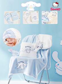 Sanrio Sanrio Characters 3-Piece ‌Cinnamoroll Towel Set - Bath Towel, Hair Dry Turban, Face Cloth - Super Absorbent Quick Dry For Women/Men, Kawaii Travel & Gym Essentials (Hello Kitty, My Melody) - 2025 Best Seller