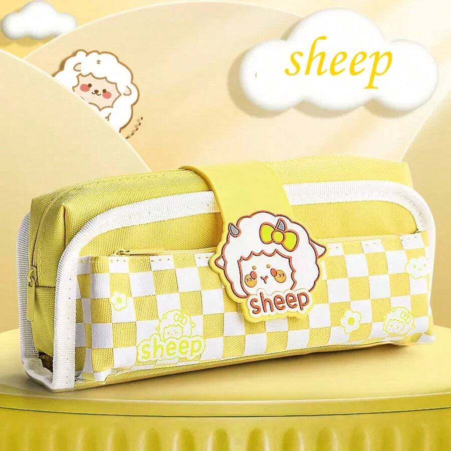 4 Layers Pencil Bag Multifunctional Removable Cartoon Stationery 1025 - Amarelo1025B - 查看 1