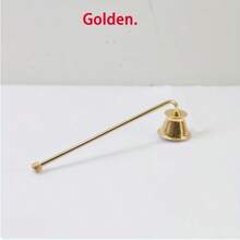1pc, Stainless Steel Candle Snuff Bottle, Long Handle Bell Flame Extinguisher, Candle Accessories Gifts Birthday Graduation