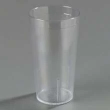 Carlisle - Vaso de plástico apilable resistente a roturas 5216-207, 16 onzas, transparente (paquete de 24) - Transparente - Ver 7