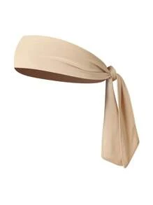 4 Stücke/1 Stück Herren/Damen Outdoor-Sport Radfahren Stirnband mit Knoten, mehrfarbige lange Streamer Haarschmuck für Laufen & Training