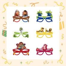 ONE PIECE 12 Packs Themed Birthday Party Glasses, Paper Photo Props For Christmas, Halloween, Valentine's Day, Tailgating, Bachelor Party - No Electricity Needed, Fun Accessories For Celebrations