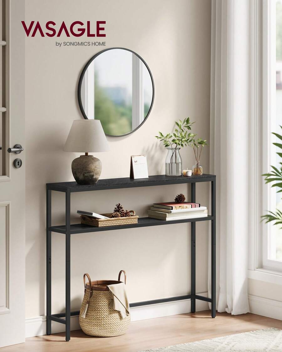 VASAGLE Bench Table - Grey - View 1