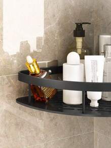 Two Triangle Bathroom Shelf Household Bathroom Supplies Storage Rack Kitchen Storage Organizer No Drill Wall Mounted Shampoo Bottle Shower Corner Rack Toilet Storage Rack Aluminum Bathroom Kitchen Accessories - MultiWarna - View 7