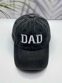 3-in-1 bestickte "DAD MOM MINI" Washed Baseballkappe, verstellbarer Outdoor Lässig Sonnenhut für Frühling/Herbst Reisen Strand Urlaub, Y2K Eltern-Kind-Stil