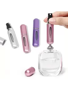 1pc/3pcs/4pcs Travel Perfume Bottle, 5ML Refillable Travel Sprayer, Travel Size Perfume Refill Bottleand Pocket Perfume Dispenser, Travel Bottle And Atomizer Sprayer For Cologne Perfume Holiday Essentials Holiday Travel Essentials Travel Bag Travel Accessories Travel Must Haves Beach Vacation Summer School Accessories Back To School Supplies Stuff