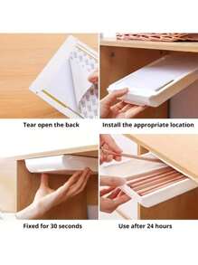 1 pièce Boîte de rangement transparente en acrylique, convenant pour les cosmétiques, les cotons-tiges et le maquillage, organisateur de bureau multifonctionnel, applicable à la coiffeuse, à la salle de bain et à la décoration de chambre d'étudiant, paniers de rangement pour la maison, cadeaux pour femmes et filles