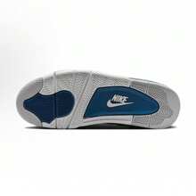 Nike Men's Air Jordan 4 Retro Shoes Neutral Versatile Casual Shoes Sports Running Basketball Shoes Military Blue-Neutral Grey (FV5029-141)