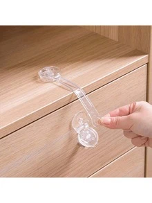 2个长锁抽屉锁，适用于儿童、婴儿安全柜、冰箱门、橱柜等。 - 查看 4