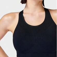 Stamina Seamless Sports Bra - Black - View 3