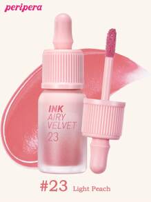 Peripera K-Beauty Ink Airy Velvet 唇彩，高色素色，持久，轻盈，无麸质，不含防腐剂，天鹅绒哑光唇膏，液体唇膏，顺滑，持久，韩国美容，韩国化妆品