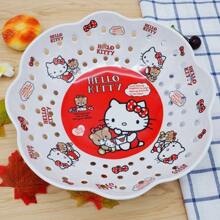 Sanrio Three Pieces Set Of Sanrio Melamine Imitation Ceramic Cute Hello Kitty My Melody Gemini Three-Layer Fruit Tray Cake Rack Cartoon Pattern, Item Placement Rack, Multi-Functional Placement Rack, Creative Living Room Modern Afternoon Tea Cake Rack, Multi-Layer Cake Rack, Item Storage Rack, Bathroom Storage Rack,