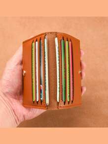 Unisex Slim Credit Card Holder Wallet, PU Leather Travel ID Case, Card Organizer Pouch, Suitable For Teens, Casual, Outdoor, Athletic, Travel, Graduation Gifts, Birthday Accessories