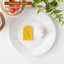 Spring Collection Leaf And Flower-Shaped Mold Set, Polymer Clay Stamp Kit, Materials, DIY Jewelry Pendant Making Clay Art - White - View 18