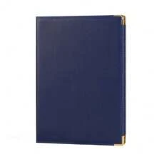 Portadiploma, portacertificado de graduación de alta calidad PU liso para hombres y mujeres, de vuelta a la escuela, útiles escolares