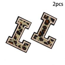 (A-Z) Leopard Letter Patches On Chenille Iron, Alphabet Patches On Alphabet Embroidered Clothing, Dresses, Hats, Jeans, Shoe Bags, DIY Supplies, Leopard,Grandma Mother's Day Gift,Mother's Day