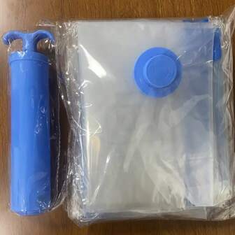 4pcs/8pcs Vacuum Compressed Storage Bags, Clothes, Bedding & Luggage Organizer Bags For Home Use