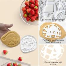 1/4 Pcs Dinosaur Biscuit Cutting Knife Dinosaur Skeleton Fossil Biscuit Cutting Knife Stegosaur Triangular Keel Fossil Mold For Stamp Baking Dinosaur Biscuit Enthusiasts (Designs: Tyrannosaurus Rex, Stegosaurus, Triceratops, And Long Neck)