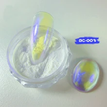 0.2g/Box Nail Powder Pearl Rubbing On Nails Aurora Pink Chrome Dust Nail Art White Moonlight Mirror Glitter Manicure Holographic Powder Nail Art Decoration