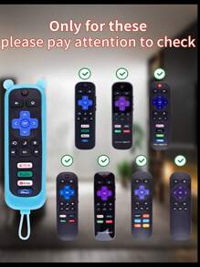 [1个] Roku RC280遥控器保护套，兼容海信Roku电视、夏普Roku电视、Roku Express 4K+，夜光设计方便寻找，隔热材料，闺蜜节，小狗，嘉年华 - 均碼 - 查看 5