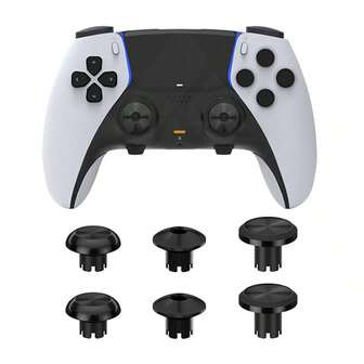 TOPWOLF Original For PS 5 Edge Controller Metal Joystick Cap 6pcs PS 5 Controller Accessory