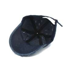 1pc Women's Embroidered Distressed Washed Baseball Cap, Fashion Casual Streetwear Sun Hat Suitable For Daily Wear And Outdoor