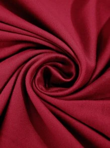 1pc Brushed Modern Simple One-Piece Chair Slipcover For Living Room Bedroom - Burgundy - View 9