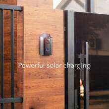 Wasserstein Solar Charger And Mount For Blink Video Doorbell (Black) - 1 - View 3
