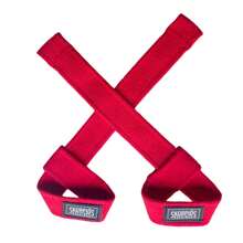 Pair Of 100% Cotton Straps - Red - View 1
