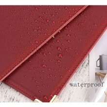 Portadiploma, portacertificado de graduación de alta calidad PU liso para hombres y mujeres, de vuelta a la escuela, útiles escolares