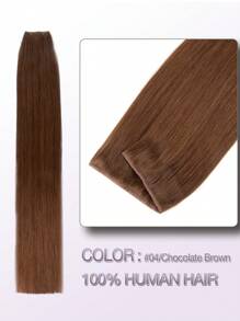 PU夹式接发，真人发，雷米发，1B自然黑直发，隐形PU夹式接发，真人发接发 - 彩色 - 查看 44