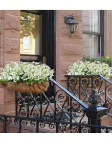 1/4 piezas, Flor artificial de narciso, decoración exterior de flores de simulación, adecuada para bodas, interiores y exteriores, jardín, oficina, decoración de escritorio con jarrones, flores artificiales