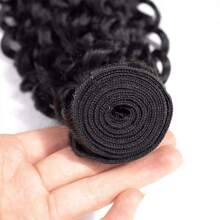 12A Braziliaanse Afro Kinky Krullend Haar Weefbundels 100% Menselijk Haar Natuurlijk Zwart Krullend Haarverlenging Water Diep Remy Dubbele Weft