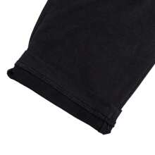 Adidas Pantalones de chándal para hombres para entrenamiento físico, correr, pantalones largos cómodos JY8568 - Negro - Ver 7