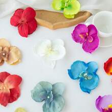 5PCS/10PCS Artificial Non Woven Butterfly Orchid Flowers Silk Butterfly Orchid Flower Head For Autumn Wedding Vase For Home Dining Room Bedroom Decorations, Festival Birthday Party Accessories, Outdoor Garden Decorations Gifts Graduation