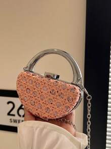 A Simple, Fashionable And Exquisite Girl's Crossbody Bag, Mini Exquisite Princess Style Diamond Inlaid Crossbody Bag With Red Envelope At The Mouth, Perfect For Queuing Up To Give Girl The Perfect Gift At Banquets And Gatherings - Multicolor - View 15