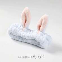 1 件发带，女士洗脸头带，头带配件，可爱兔耳朵，完美的节日礼物，生日礼物，复活节，圣诞节，感恩节