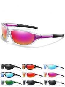 Fashion Sport Glasses For Women And Men Cycling Glasses Running Glasses, Classic Square Frame Shades For Cycling, Running, Hiking, Shopping, Selfie, Party, Travel, Beach, Vacation. Easy Comfort Casual Outfits Outdoor Cycling Glasses For Summer Beach Vacation, Outdoor, Travel Autumn Accessories Goggles