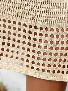 Costum de baie pentru plajă, cu gât rotund, de dimensiuni mari, pentru femei