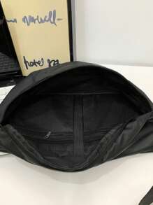 Men's Functional Sports Cycling Sling Bag, Large Capacity Casual Lightweight Crossbody Messenger Bag