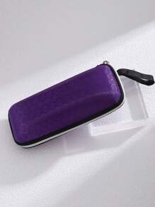 5pcs Set Football Pattern Multi-Color Sunglasses Case, Thick Lining For Protection Against Abrasion, Impact And Pressure