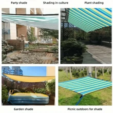 1pc High-Density Breathable Sun Shade Net - Plastic Outdoor Shading Fabric For Patio, Picnic, Carport, Garden, Balcony, And Corridor Cooling Canopy