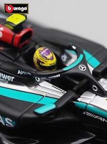 Burago Bburago 1:43 2024 Mercedes AMG F1 W15 #44 Modelo de carro NOVO NA CAIXA Coleções de veículos para brincar