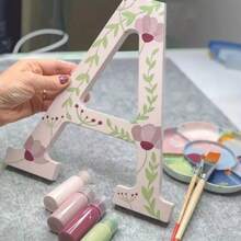 1pc Wood Wall Decoration Letters 12 Inch Blank Letters DIY Paint Family Party Wedding Decorations Gifts Birthday Graduation