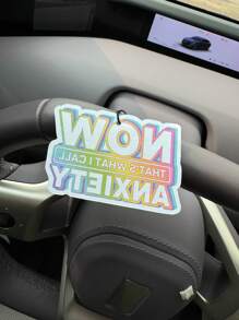 AHORA, ESO ES LO QUE LLAMO, ANSIEDAD, Fragante - Ambientador para auto unisex, te ayuda a relajarte. Categoría: Ambientador para automóvil, purificador de aire, apto para camiones, SUV, hogares, garajes, lugares de trabajo, dormitorios, perlas de gel desodorizante de uso múltiple