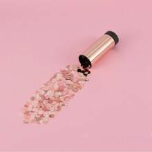 1 件玫瑰金生日彩纸爆竹，手持派对带彩带，适合生日派对、庆祝活动